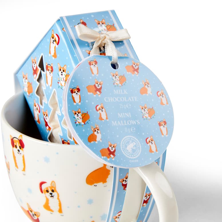 Casa X-MAS CORGIES GIFT SET MILK