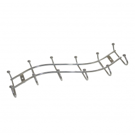 CHROMIUM-METAL HANGER 12 PLACES W45xH15 CM