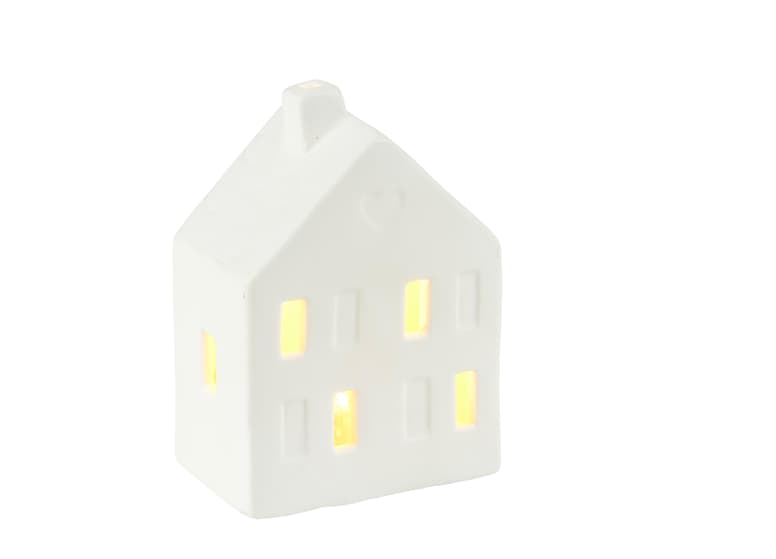 Casa CASITA Decoration with white LED lights, H 11 x W 8,5 x D 5 cm
