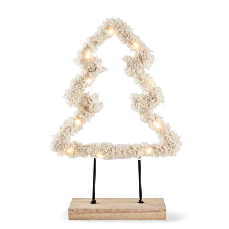 Casa FLUFFY White ornament, H 30 x W 6 x L 15 x D 1 cm