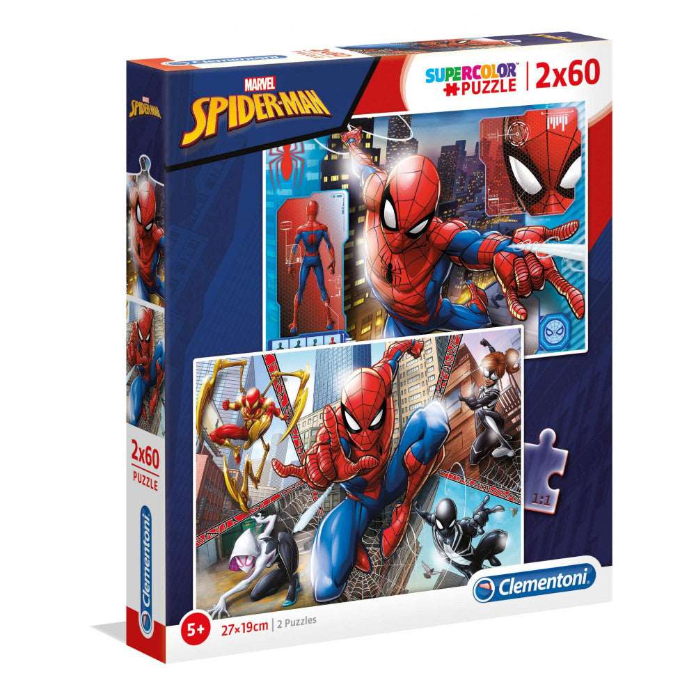 2 60 Piece Puzzle Spider Man - best price from Maltashopper.com CLM21608