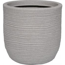 SHABBY STRIPED CONCHINO VASE D.27 ROPE