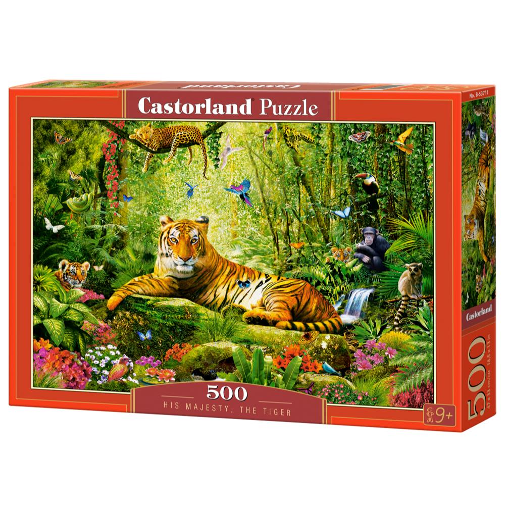 Puzzle 500 Pezzi - His Majesty, the Tiger