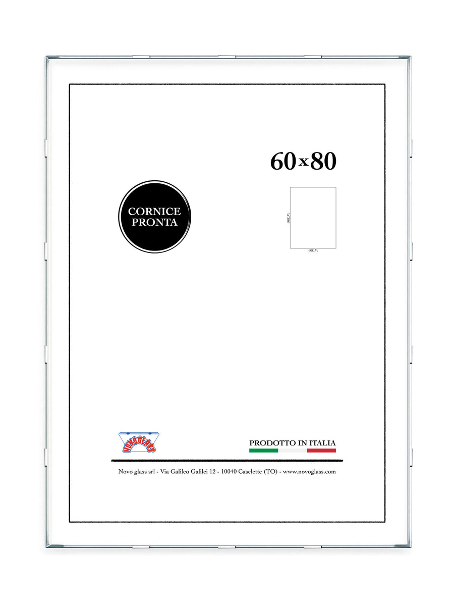 Openwork plexiglass frame, 60x80 cm