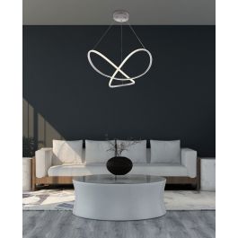 SMILLA METAL CHANDELIER 60X60 LED 45W NATURAL LIGHT