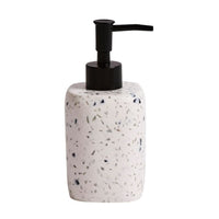 TERRAZZO White soap dispenser H 16.5 x W 7.2 x D 7.2 cm