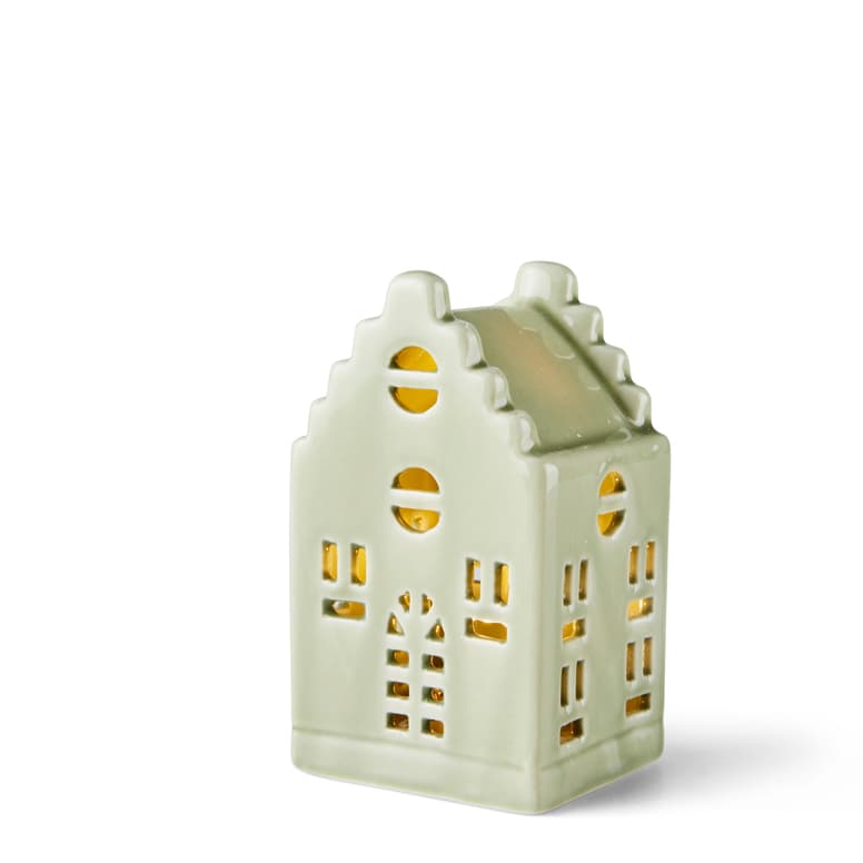 Casa CASITA Decoration with green LED lights, H 10 x W 5,5 x L 5,8 cm