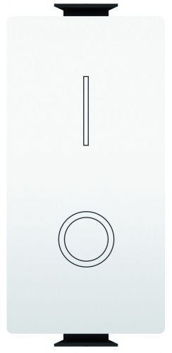 PULSANTE INTERBLOCCATO FLEXI' BIANCO