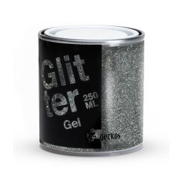 GLITTER FOR WATER PAINT SILVER 250 ML