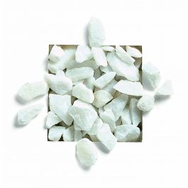 CARRARA WHITE GRANULATE 8/12 MM BAG OF 10 KG