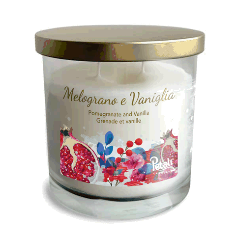 Candela multiwick 330g melograno e vaniglia