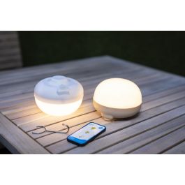 CHERRY OUTDOOR LAMP WHITE H12CM LED WARM LIGHT BATTERY OPERATED