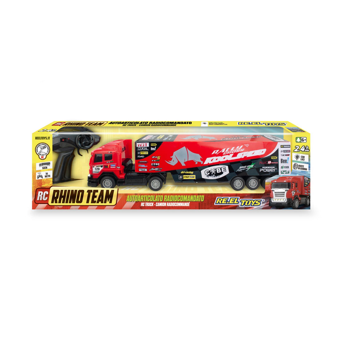 RHINO TEAM: Rc truck 2.4 GHz - with front lights