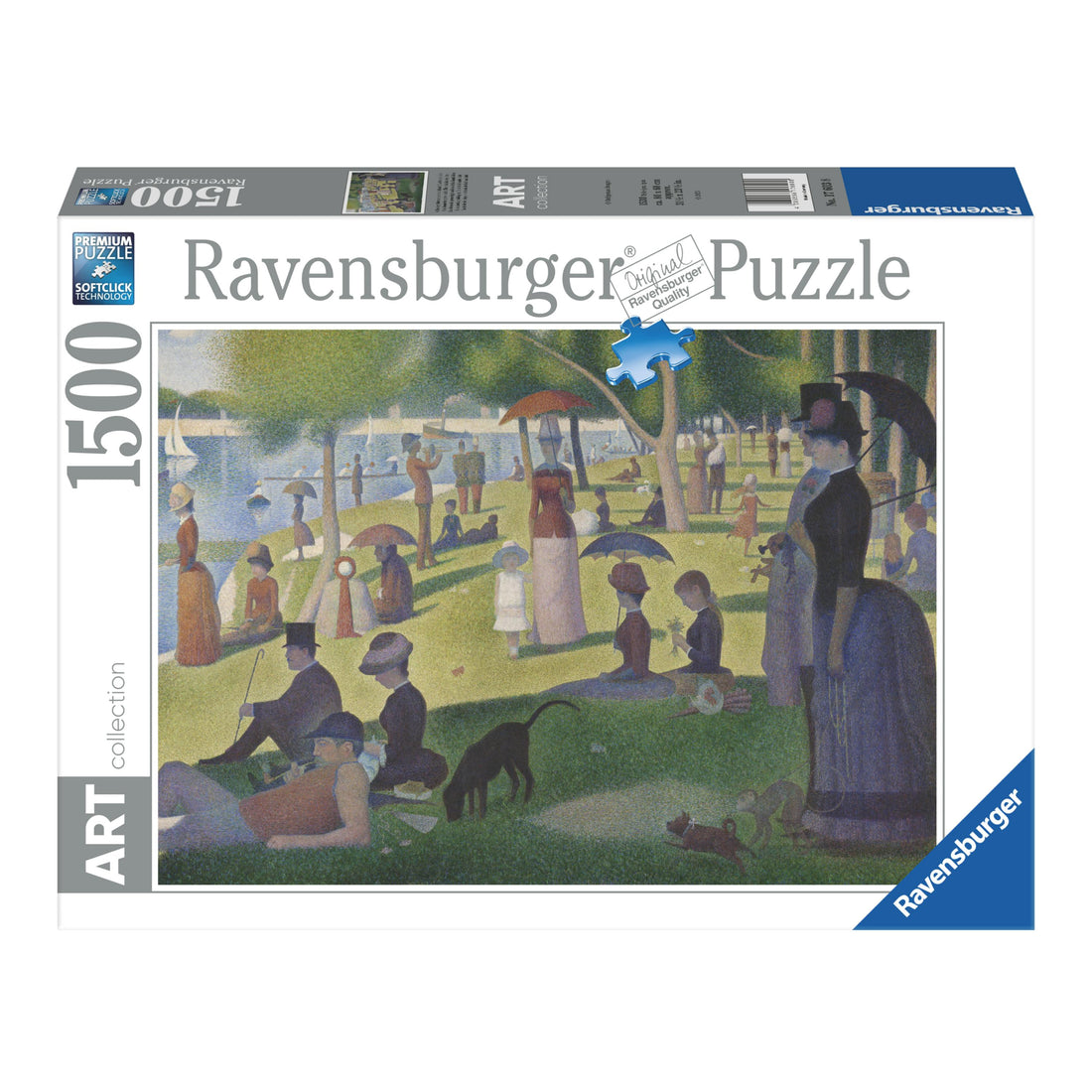 1500 Piece Puzzle Art Collection - Seurat: A Sunday Afternoon on the Island of La Grande Jatte