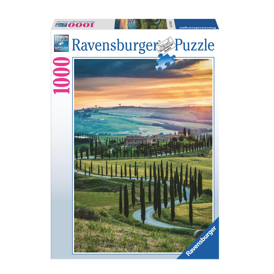1000 Piece Puzzle - Val d&#39Orcia, Tuscany