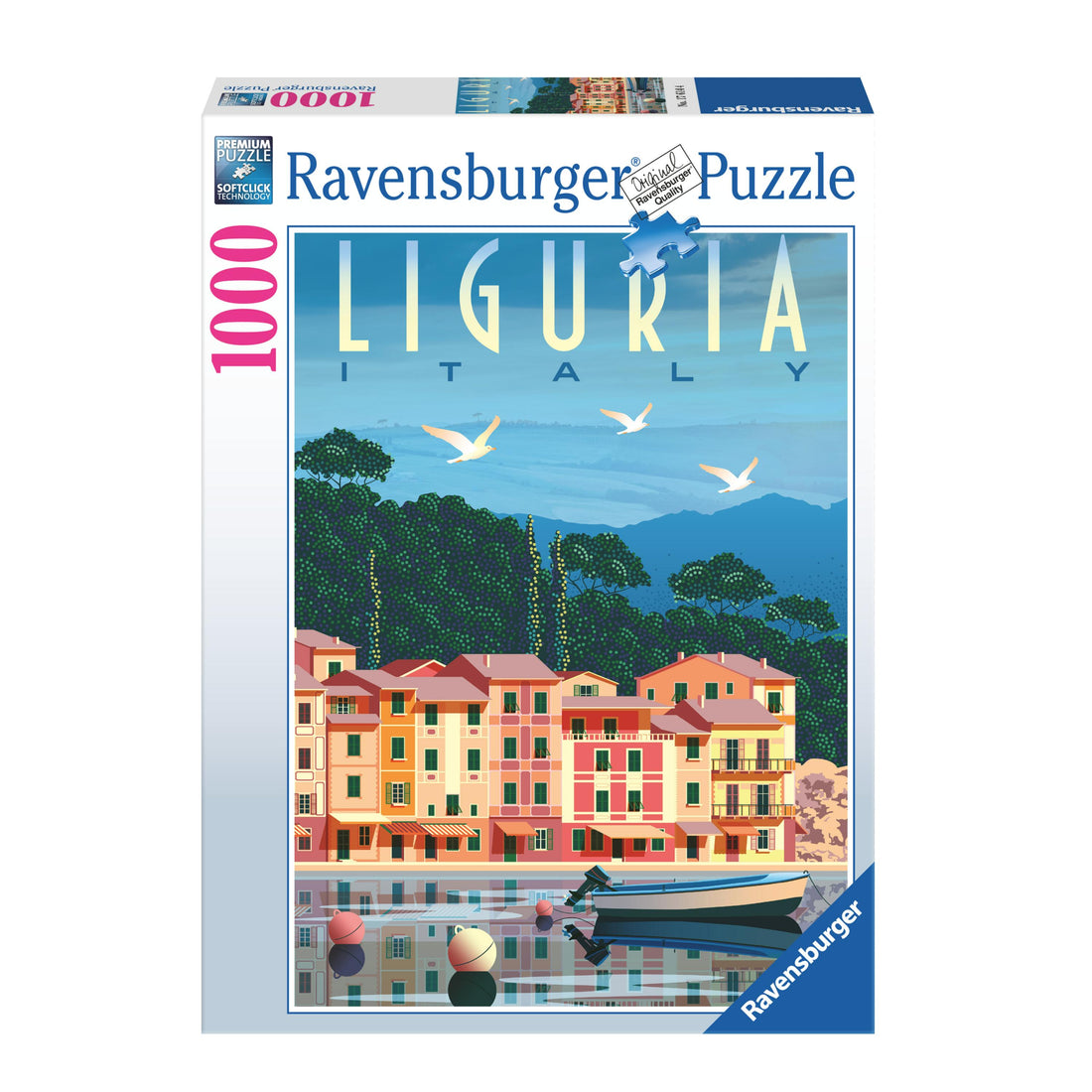 1000 Piece Puzzle - Postcard from Liguria