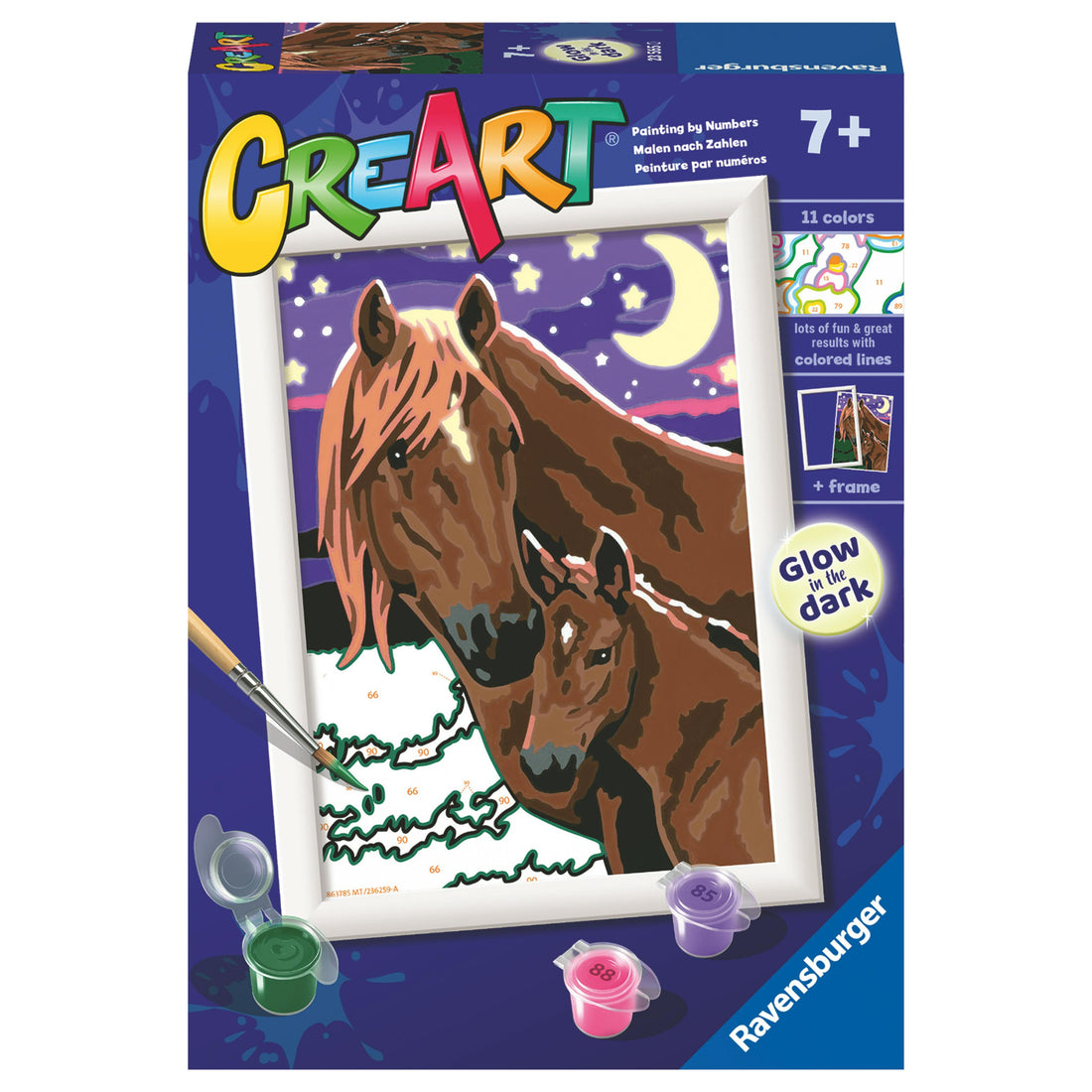 CreArt Serie E Classic - Horses, Moon and Stars