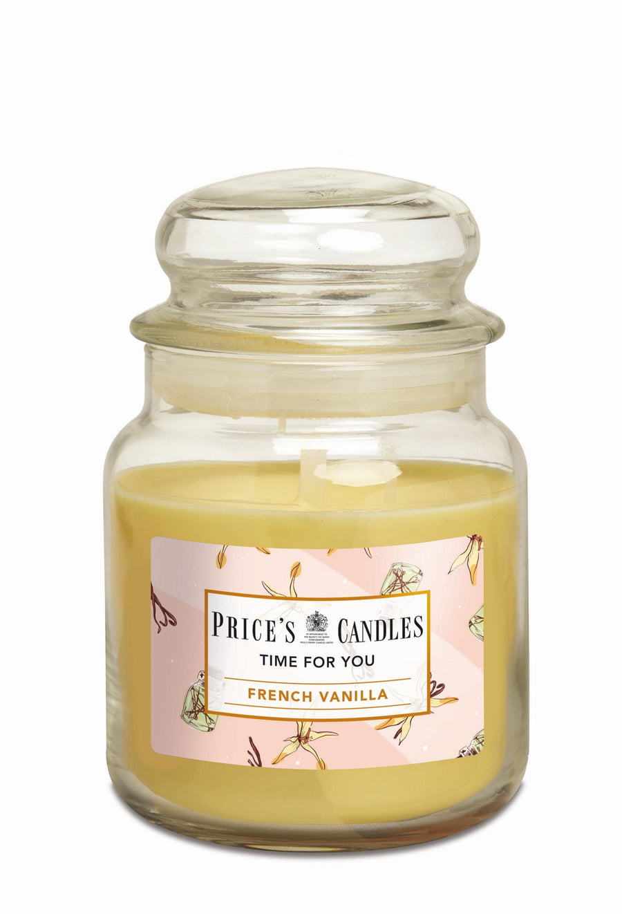 Bricocenter CANDLE IN JAR TIME FOR YOU 50-60H FRENCH VANILLA