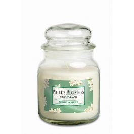 CANDLE IN JAR TIME FOR YOU 50-60H JASMINE WHITE