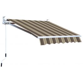 3X2 SQUARE BAR CURTAIN COLOR STRIPED BEIGE