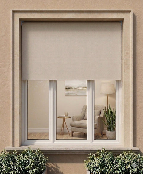 Tenda da sole con catenella beige 2x3h telo in poliestere
