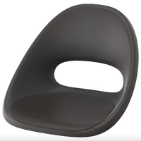 ELDBERGET seat shell, dark grey, 53x41x53 cm