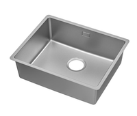 VRESJÖN inset sink, 1 bowl, stainless steel, 54x44 cm