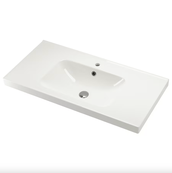 ORRSJÖN wash-basin, white, 102x49 cm