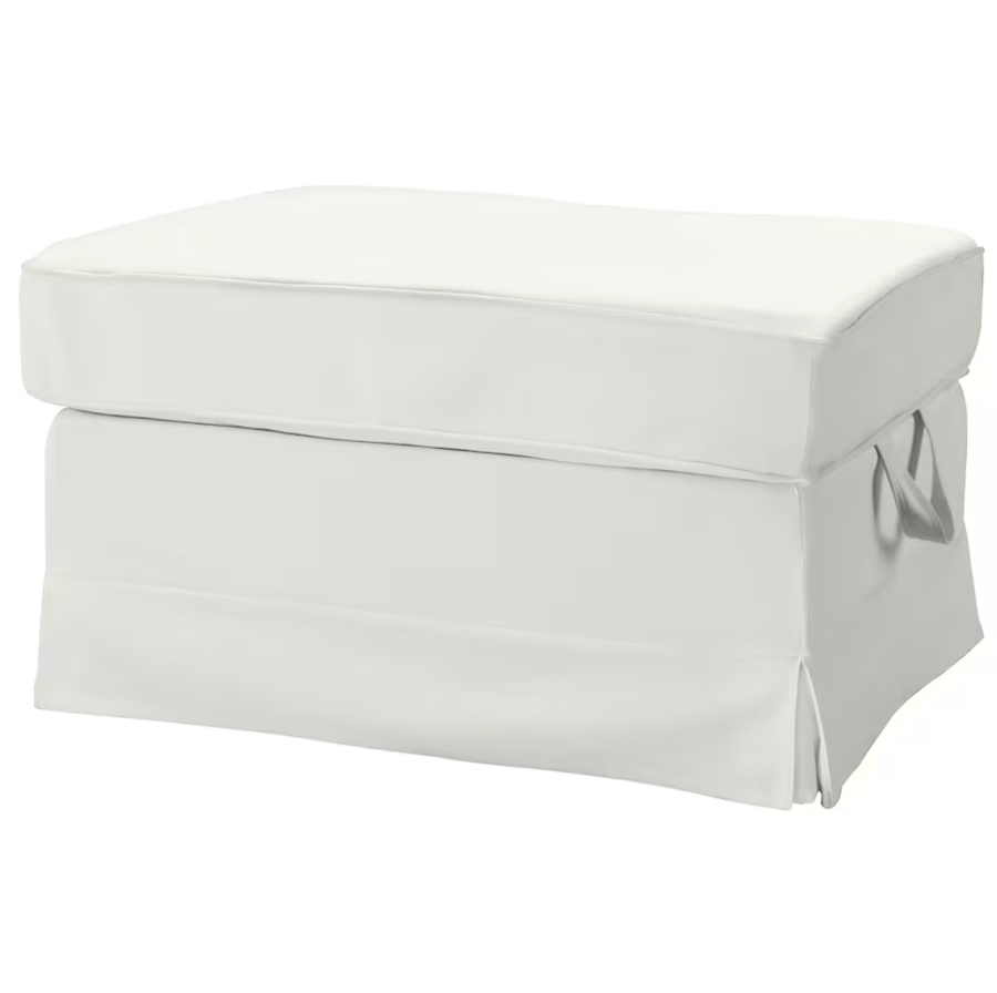 Ikea EKTORP - Footrest frame, raw canvas