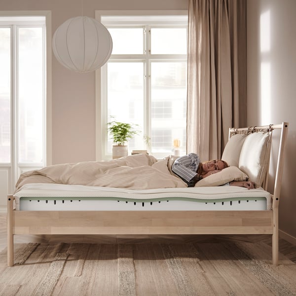 ÅBYGDA foam mattress, firm/white, 90x190 cm
