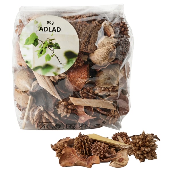 ADLAD scented potpourri, Scandinavian Woods/white