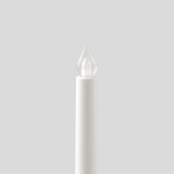 ÄDELLÖVTRÄD LED candle, white/indoor, 2.2 cm, 2 pieces