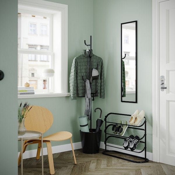 Ikea ÄLGANÄS - Set mobili ingresso, 2 pezzi, nero