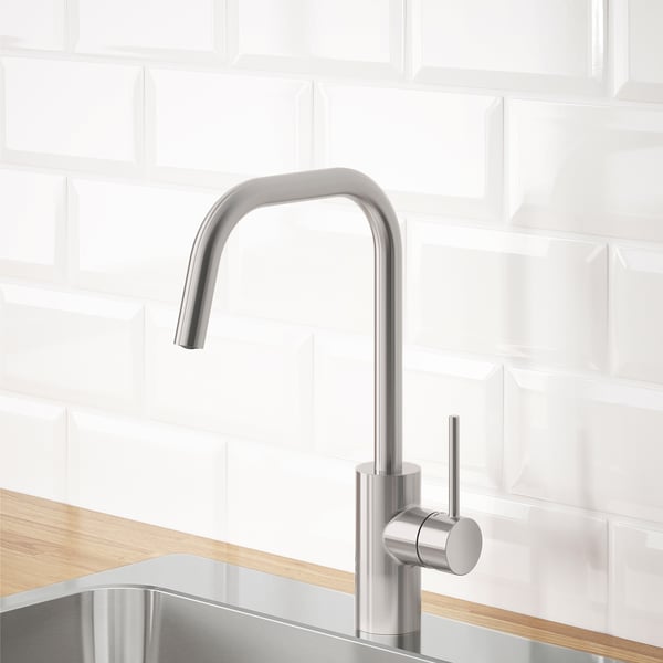 ÄLMAREN kitchen mixer tap, stainless steel colour