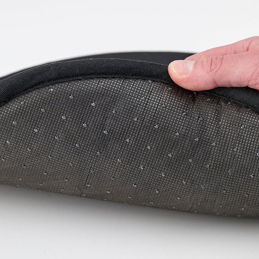 ÄNGSFRÄKEN chair pad, black/in/outdoor, 36 cm