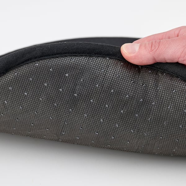 ÄNGSFRÄKEN chair pad, black, 36 cm