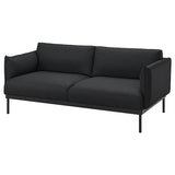 ÄPPLARYD 2-seat sofa, Gunnared black/grey, 199 cm