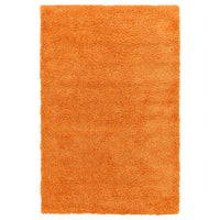 ÄRENDE rug, high pile, orange, 120x180 cm