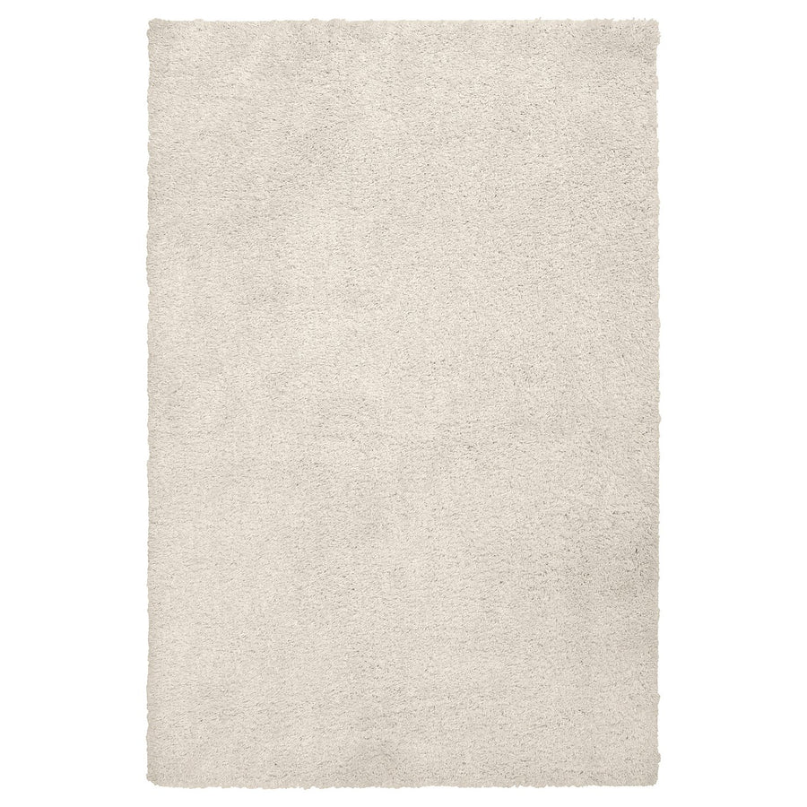 ÄRENDE rug, high pile, off-white, 160x230 cm