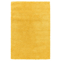 ÄRENDE rug, high pile, yellow, 120x180 cm