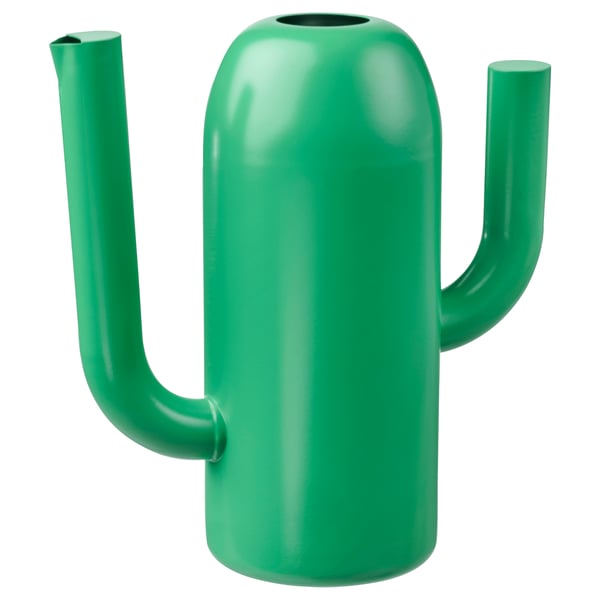 ÄRTBUSKE vase/watering can, bright green, 24 cm