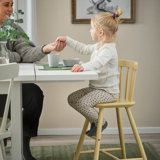 AGAM junior chair, light beige-yellow, 41x79x43 cm