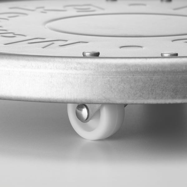 ÅKERBÄR plant mover, in/outdoor/galvanised, 31 cm