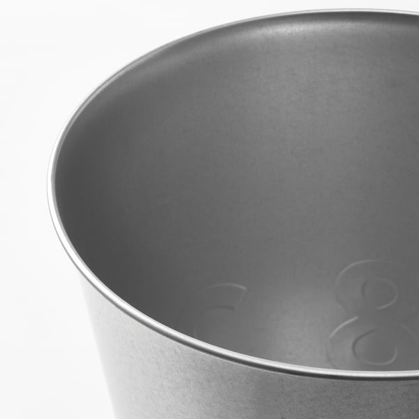 ÅKERBÄR plant pot, in/outdoor/galvanised, 24 cm