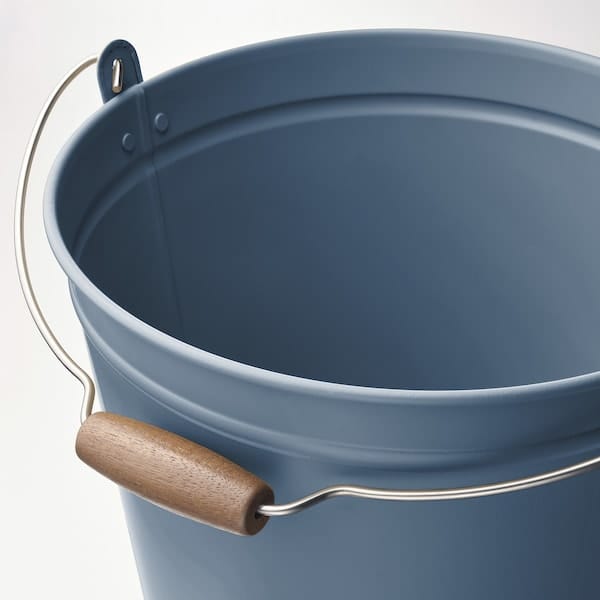 Ikea ÅKERBÄR - Bucket/pot holder, indoor/outdoor dark blue,10 l