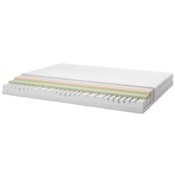 ÅKREHAMN foam mattress, medium firm/white, 140x200 cm