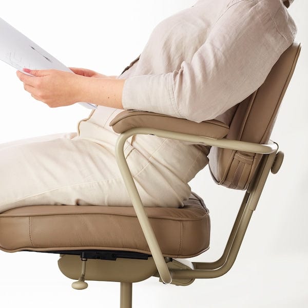 Ikea ALEFJÄLL Office Chair - Beige Grann ,