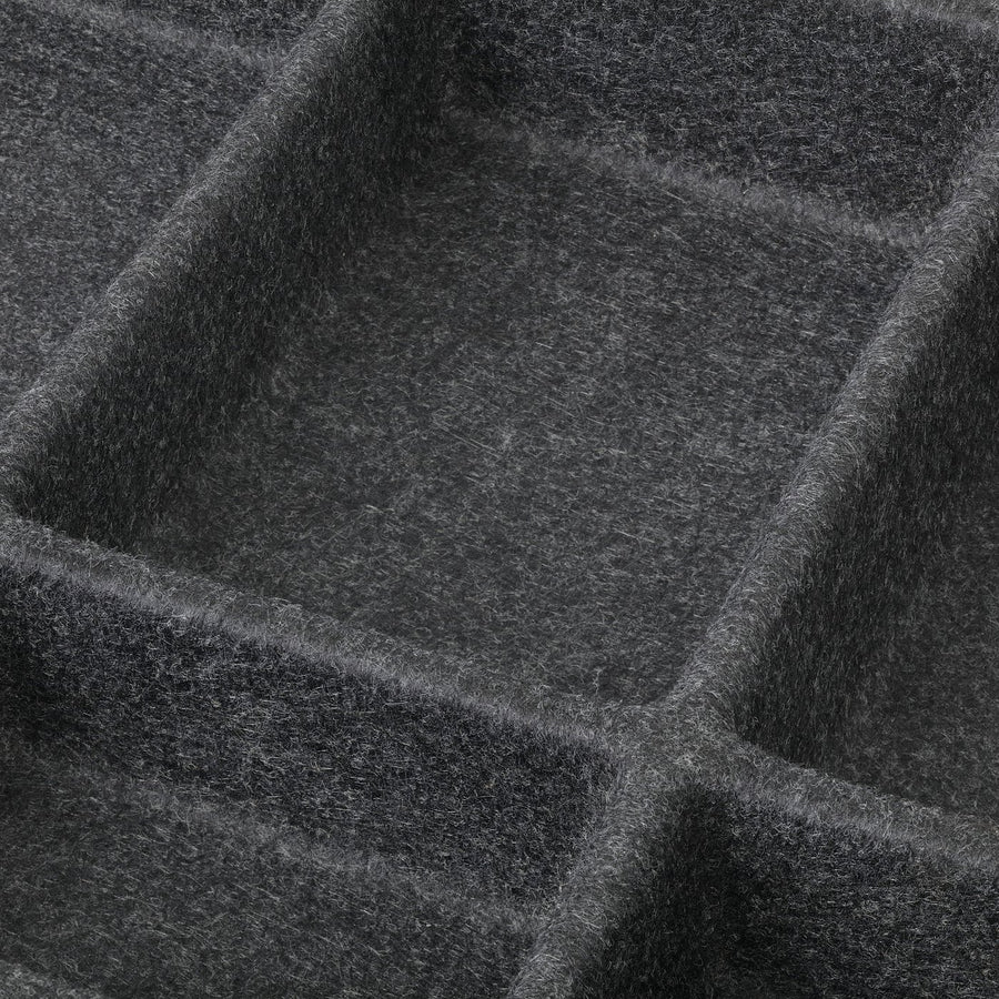 ALEX drawer unit on castors, with insert white/black, 36x76x58 cm