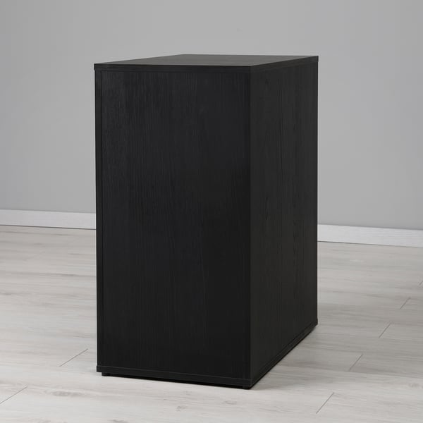 ALEX storage unit, black-brown, 36x70 cm