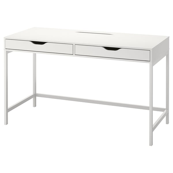 ALEX desk, white, 132x58 cm